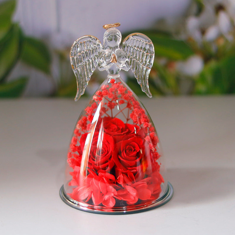 Timeless Rose Gift Box: Elegant Dried Flowers for New Year & Valentine's